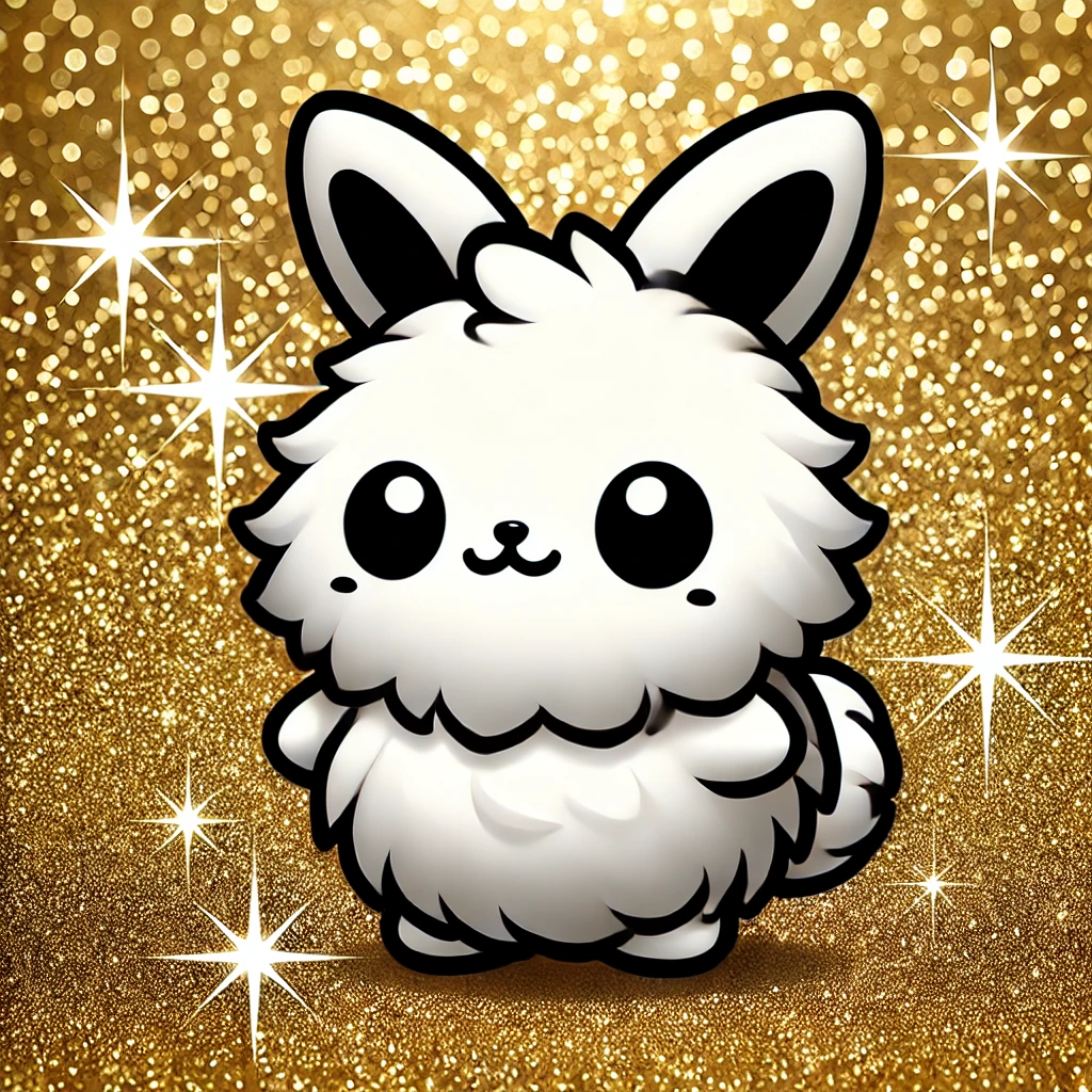 Bubu in black and white version